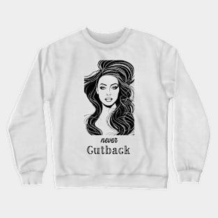 never cutback, surf girl vibes, v1 Crewneck Sweatshirt